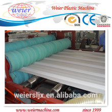 PVC Wellpappe Blatt Extrusionslinie, Upvc Dach Maschine, drei Schichten Upvc Dachlinie Blatt Produktion